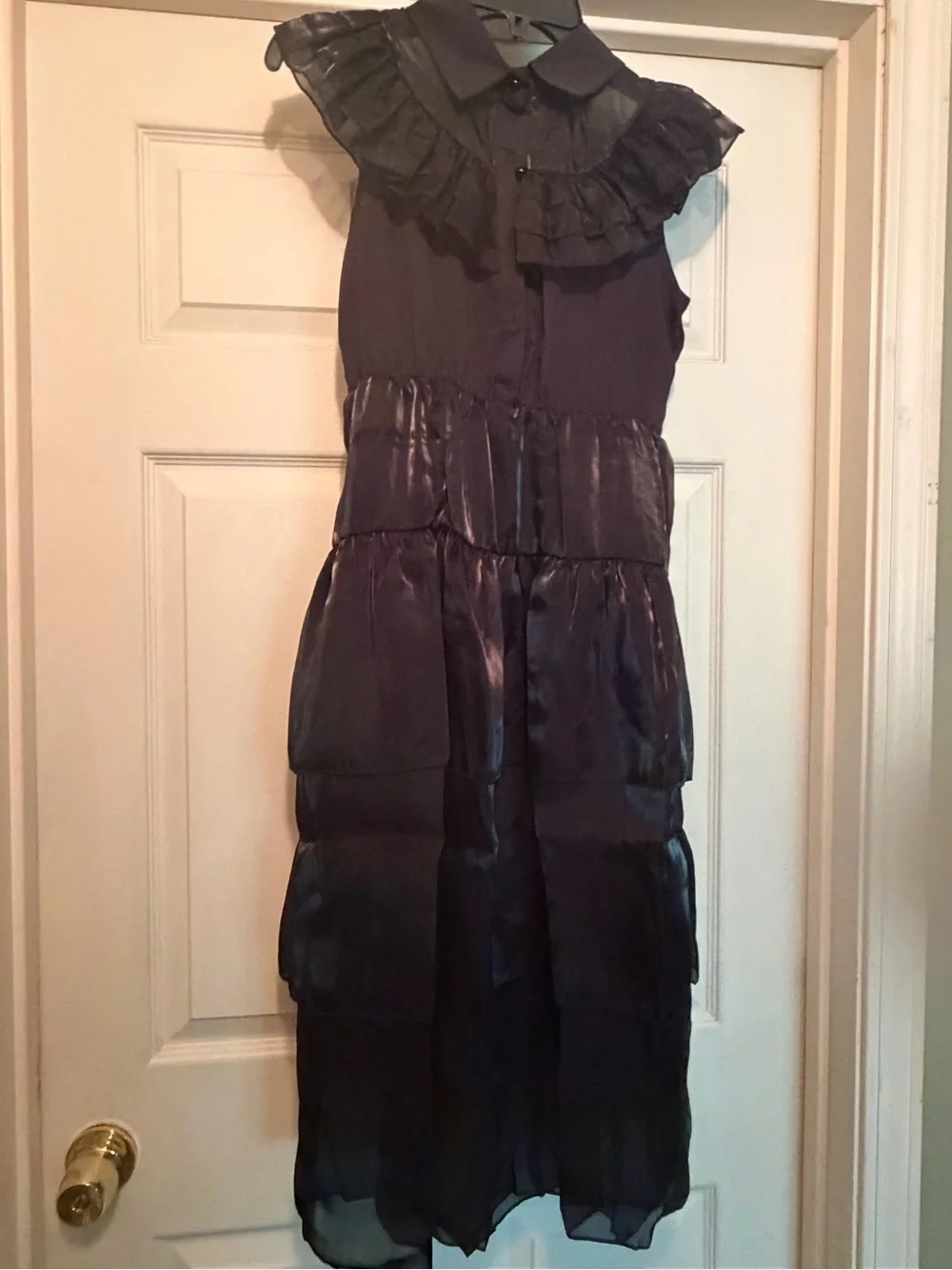 Girls Wednesday Adam’s Halloween costume dress